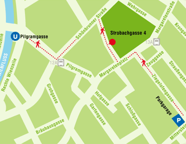 Anfahrt zu zweischrittweiter